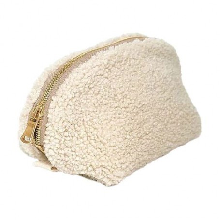 Косметичка Miso Your Favourite Bag Teddy бежевая, маленькая, 21*13*11 см (WW001-6)