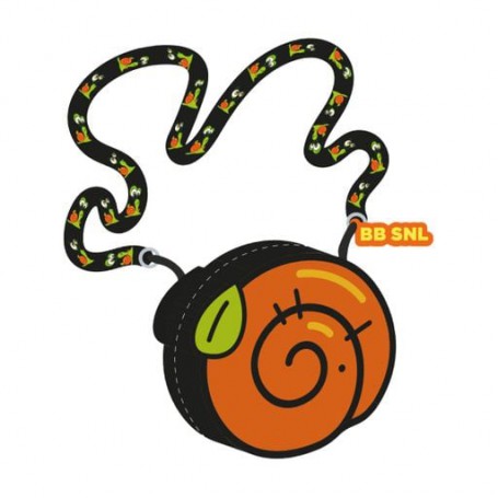 Силиконовая сумка Bob Snail оранжевая, 11.6*13 см