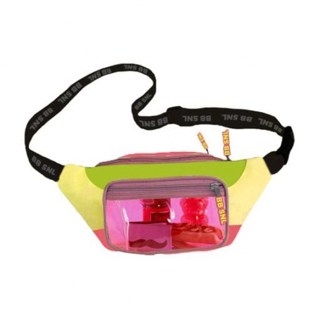 Сумка-бананка Bob Snail розовая, 26*11*14.5 см