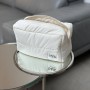 Косметичка INBK Airy айвори, 22*12*11 см