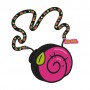 Силиконовая сумка Bob Snail розовая, 11.6*13 см
