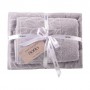 Набор полотенец Soho Leaves Light Gray (50*90 см, 1 шт + 70*140 см, 1 шт)