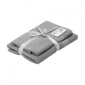 Набор полотенец Ardesto Essence махровые, серый (50*90 см, 1 шт + 70*140 см, 1 шт) (ART2358GR)