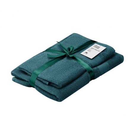 Набор полотенец Ardesto Essence махровые, изумрудный (50*90 см, 1 шт + 70*140 см, 1 шт) (ART2358EM)