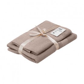 Набор полотенец Ardesto Essence махровые, бежевый (50*90 см, 1 шт + 70*140 см, 1 шт) (ART2358BE)