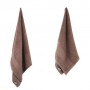 Набор полотенец Ardesto Lotus махровые, какао (50*90 см, 1 шт + 70*140 см, 1 шт) (ART2357CA)