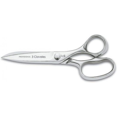 Кухонные ножницы 200 мм 3 Claveles Серебристый (2000002662662) (1097723)