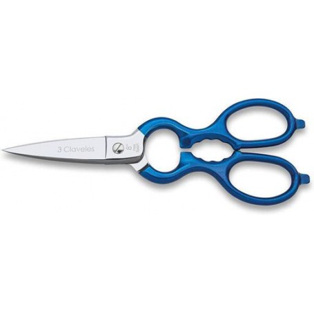 Универсальные кухонные ножницы 20 см 3 Claveles Серо-синий (2000002793755) (1099413)