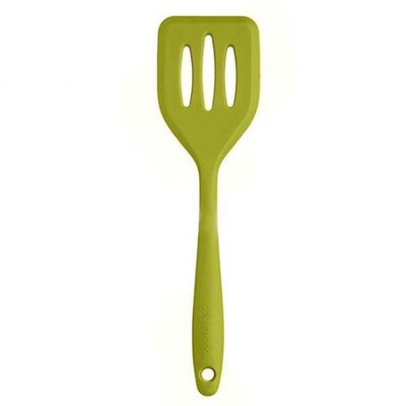 Лопатка силіконова міні Kitchen Craft з отворами зелена 710475-з (1102856)