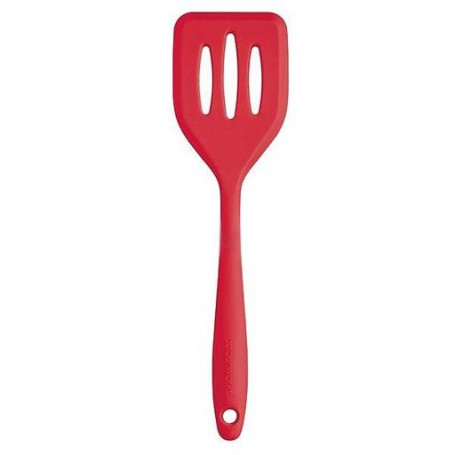 Лопатка силіконова міні Kitchen Craft з отворами червона 710475-к (1102291)