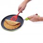 Лопатка силіконова міні Kitchen Craft з отворами червона 710475-к (1102291)