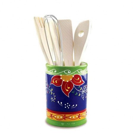 Набор кухонных принадлежностей Maestro Розпис 6 предметов d9,5 см h14 см фарфор (20007-47 MR) (1114344)