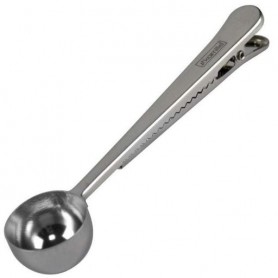 Ложка для кави мірна 20 мл, 17,5 х 3,8 х 2,4 см із затискачем Kamille КМ-5072 (1045080)