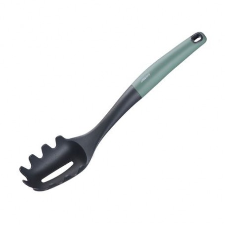 Ложка для спагетти Ardesto Gemini из нейлона и серо-зеленой пластиковой ручкой (AR2107PG)