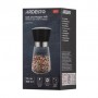 Мельница для соли и перца Ardesto Gemini пластик и стекло, черная, 180 мл (AR2101BL)