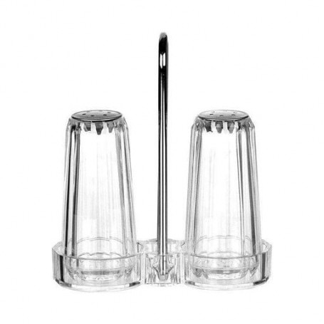 Набор для специй One Chef (соль/перець) 3 предмета 12х5 см h12 см акрил (604018/6823) (1117991)