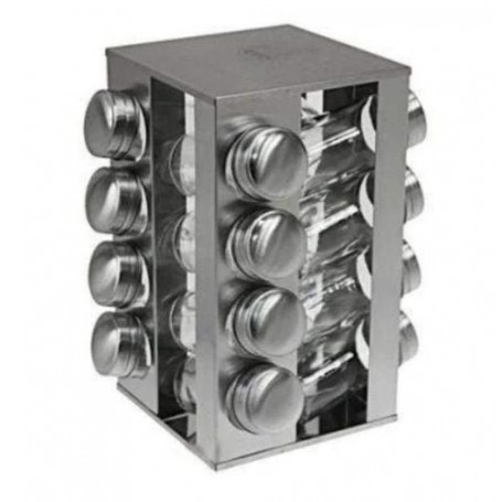 Набір баночок для спецій Benson BN-175 із 16 посудин на підставці (BN-175-16) (1118874)