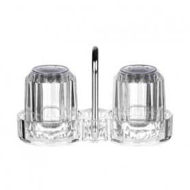 Набор для специй One Chef (соль/перець) 3 предмета 12х5 см h7 см акрил (604016/6821) (1114970)