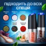 Набір млинів для солі перцю спецій SBTR 2 предмети на батарейках Чорний (SPM-12/Black) (1118365)