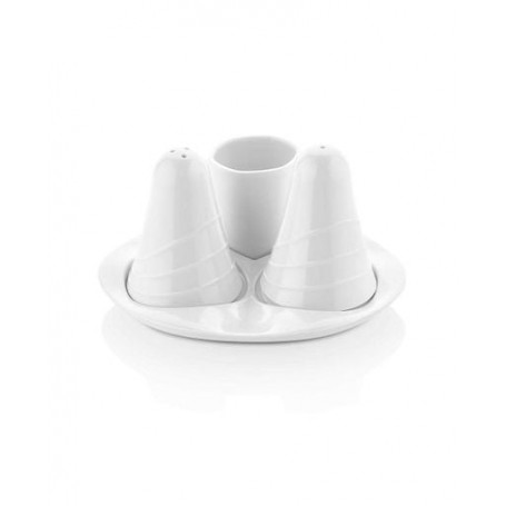 Набор для специй Kulsan (соль/перец/зубочистка) 4 предмета 14,6х10,7 см h8,9 см меламин (1705) (1114060)