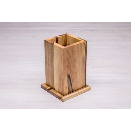 Підставка органайзер на кухню для ножів ecoWalnut 150х150х215 мм (1049243)