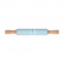 Скалка для теста Ardesto Tasty Baking из силикона и дерева, голубая, 43.5 см (AR2323T)