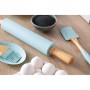 Скалка для теста Ardesto Tasty Baking из силикона и дерева, голубая, 43.5 см (AR2323T)