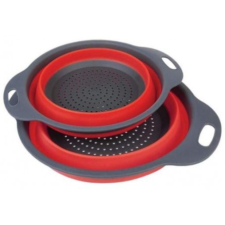 Друшляк складаний великий + маленький червоні HMD 307-8728060 (1037615)