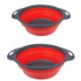 Друшляк складаний великий + маленький червоні HMD 307-8728060 (1037615)