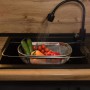Друшляк-сито на раковину для миття продуктів 36*25*10.5 см (1121113)