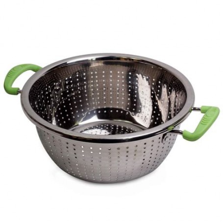 Дуршлаг Kamille с двумя ушками и подставкой d26 см нержавейка (4359 K) (1117726)