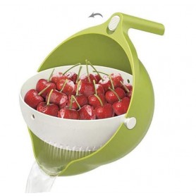 Миска-друшляк для ягід MESH STRAINER 2в1 Green (300672GR) (1037487)