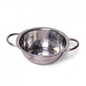 Дуршлаг Kamille с двумя ушками и подставкой d18 см нержавейка (4328 K) (1145143)