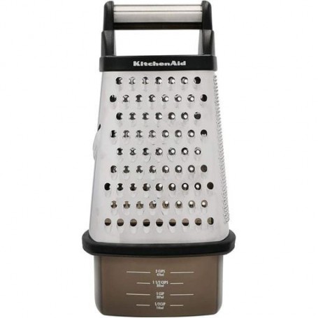 Терка чотирьохстороння з контейнером KitchenAid Universal чорний KQG300OSOBE (1075790)