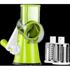 Універсальна механічна овочерізка мультислайсер TableTop TableTop Drum Grater 3 насадки (1756374727) (1048074)