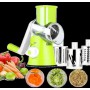 Універсальна механічна овочерізка мультислайсер TableTop TableTop Drum Grater 3 насадки (1756374727) (1048074)