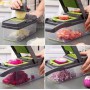 Ручной мультислайсер 14в1 Kitchen Ideas Veggie Slicer HA-347 многофункциональная овощерезка с контейнером (1139468)