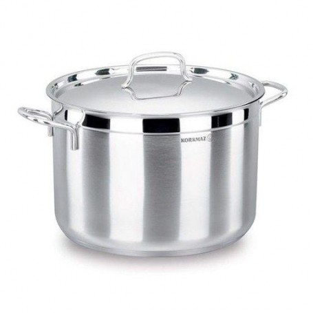 Каструля Korkmaz Alfa з кришкою 8,5 л A1026 (1073864)