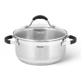Кастрюля Magnifika с силиконовыми накладками на ручках Ø18хØ15х8,5 см Fissman (2000002655237) (1093584)