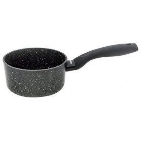 Ковш 1л с мраморным покрытием, индукционное дно Ø14х7 см, длина ручки 17 см Fissman Черный (2000002799016) (1093882)