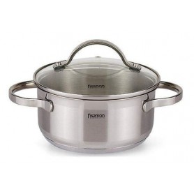 Кастрюля Luminosa индукционная со стеклянной крышкой Ø18х8,5 см, Ø15,5 см Fissman (2000002655091) (1093635)