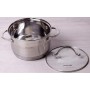 Кастрюля Mystery со стеклянной крышкой, 7-слойное дно Ø18х11,5 см Kamille (2000002654841) (1093574)