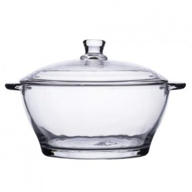 Кастрюля из закаленного стекла Lirmartur 1 л, прозрачный Yiwu HP-YH-15 (1164610)