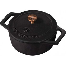 Порционная чугунная кастрюля 12 см 0,55л Black Royal Collection Berlinger Haus (2000003089505) (1156685)