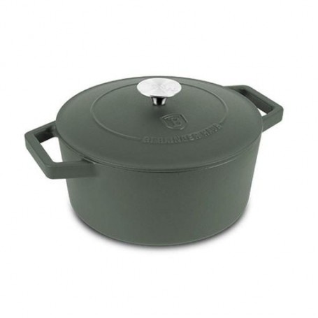 Кастрюля чугунная 24 см 4,35л Matte Green Berlinger Haus (2000003089642) (1156654)