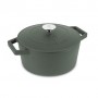 Кастрюля чугунная 24 см 4,35л Matte Green Berlinger Haus (2000003089642) (1156654)