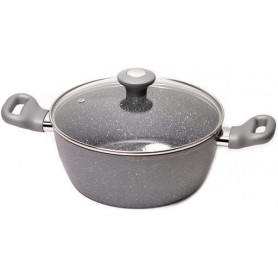 Кастрюля Grey Gotland с гранитным антипригарным покрытием Ø24 см Kamille (2000002654698) (1156091)