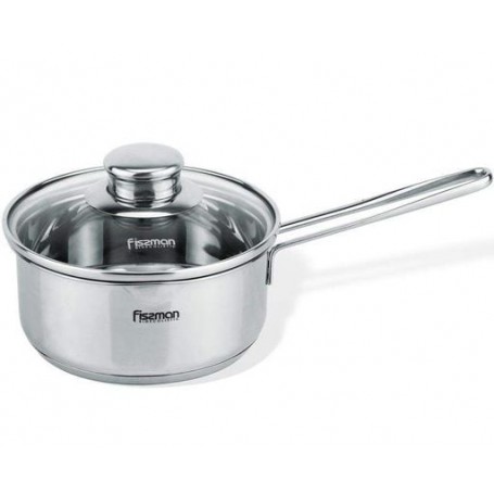 Ковш BAMBINO 900мл со стеклянной крышкой Fissman (1174254)