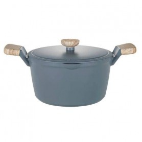 Кастрюля с крышкой Pepper Smart PR-2319-24 алюминиевая кастюля 5.1 л 24 см Серый (1139767)