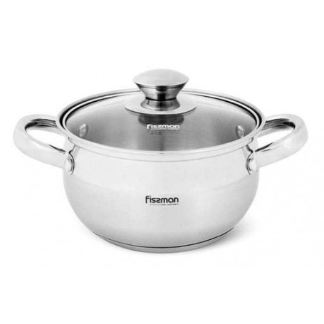 Кастрюля Prime из нержавеющей стали Ø20хØ16,5х11,5 см Fissman (2000002655367) (1181278)